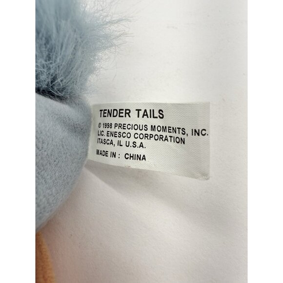 2 Enesco Precious Moments Tender Tails Plush Penguin And Parrot With Tags 6" - Picture 8 of 16